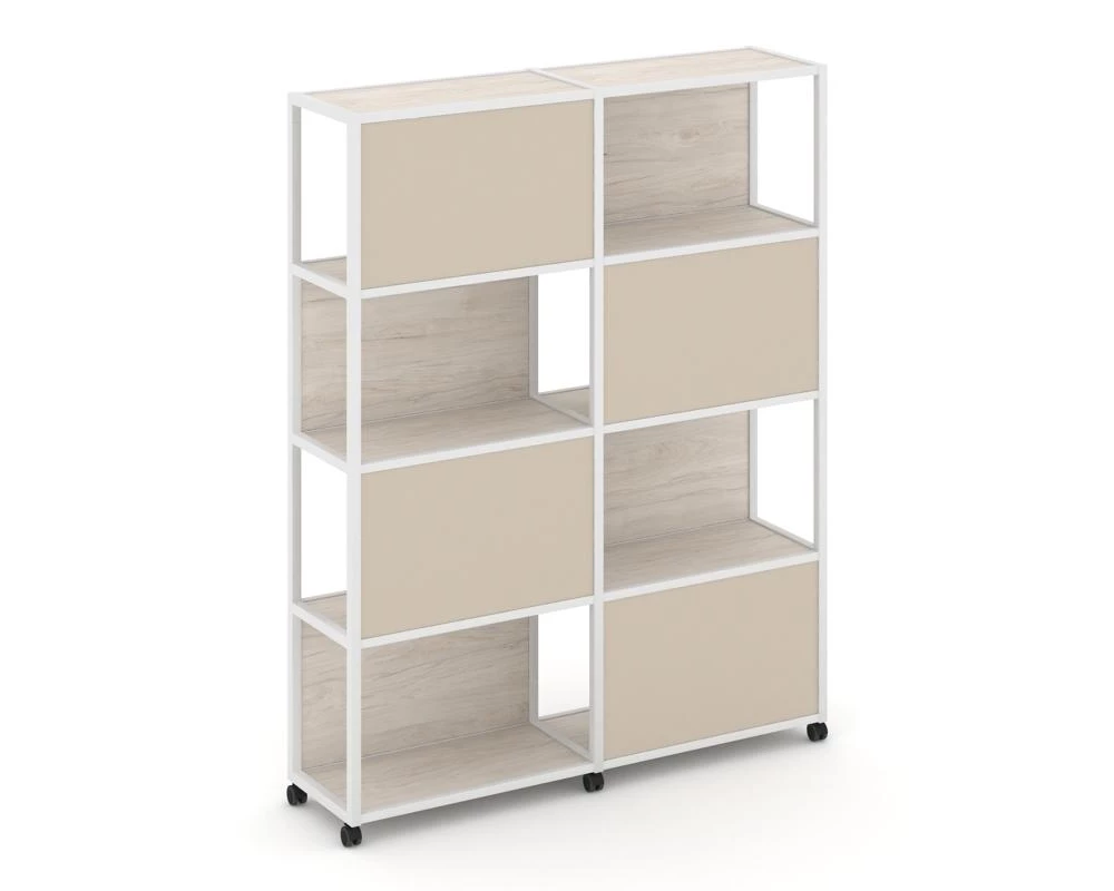 Стеллаж 5 уровней 2 секции VR.LT-STK-516.12 2370x400x2000 Shelf Mobile