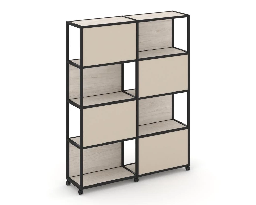 Стеллаж 5 уровней 2 секции VR.LT-STK-516.12 2370x400x2000 Shelf Mobile