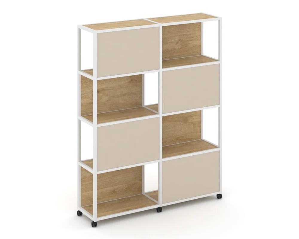 Стеллаж 5 уровней 2 секции VR.LT-STK-516.12 2370x400x2000 Shelf Mobile