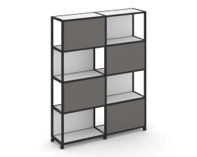 Стеллаж 5 уровней 2 секции VR.LT-STK-516.12 2370x400x2000 Shelf Mobile images