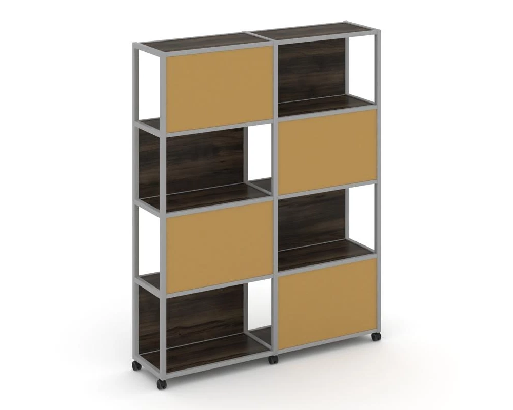 Стеллаж 5 уровней 2 секции VR.LT-STK-516.12 2370x400x2000 Shelf Mobile