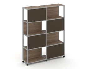 Стеллаж 5 уровней 2 секции VR.LT-STK-516.12 2370x400x2000 Shelf Mobile images