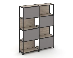 Стеллаж 5 уровней 2 секции VR.LT-STK-516.12 2370x400x2000 Shelf Mobile images