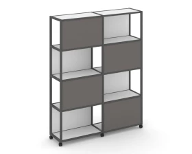 Стеллаж 5 уровней 2 секции VR.LT-STK-516.12 2370x400x2000 Shelf Mobile images