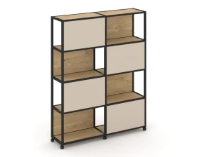 Стеллаж 5 уровней 2 секции VR.LT-STK-516.12 2370x400x2000 Shelf Mobile images