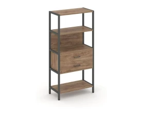 Односекционный стеллаж четырехярусный с ящиками 810х400х1613 Shelf System images