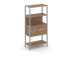 Односекционный стеллаж четырехярусный с ящиками 810х400х1613 Shelf System images