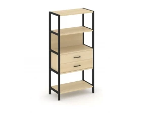 Односекционный стеллаж четырехярусный с ящиками 810х400х1613 Shelf System images