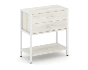 Односекционный стеллаж двухярусный с ящиками 810х400х879 Шелф Систем / Shelf System images