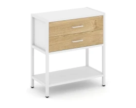 Односекционный стеллаж двухярусный с ящиками 810х400х879 Шелф Систем / Shelf System images