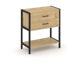 Односекционный стеллаж двухярусный с ящиками 810х400х879 Шелф Систем / Shelf System images