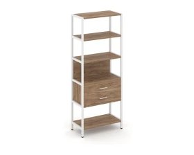 Односекционный стеллаж пятиярусный с ящиками 810х400х1980 Шелф Систем / Shelf System images