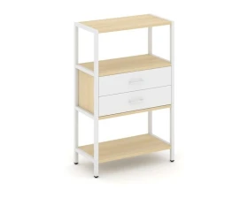 Односекционный стеллаж трехярусный с ящиками 810х400х1246 Шелф Систем / Shelf System images