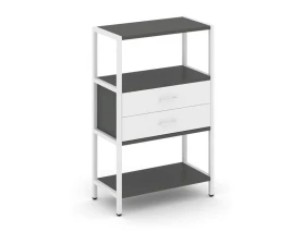 Односекционный стеллаж трехярусный с ящиками 810х400х1246 Шелф Систем / Shelf System images