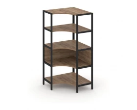 Односекционный угловой стеллаж четырехярусный 810х810х1613 Shelf System images