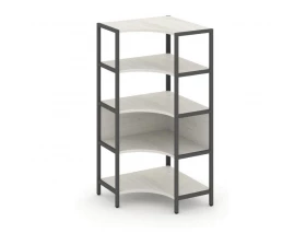 Односекционный угловой стеллаж четырехярусный 810х810х1613 Shelf System images
