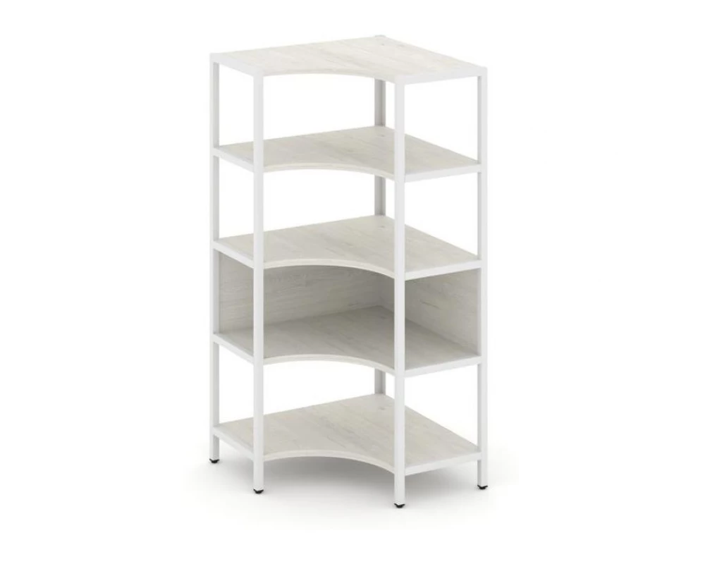 Односекционный угловой стеллаж четырехярусный 810х810х1613 Shelf System