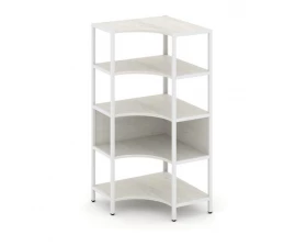Односекционный угловой стеллаж четырехярусный 810х810х1613 Shelf System images