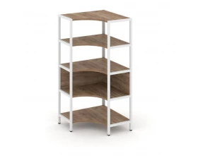Односекционный угловой стеллаж четырехярусный 810х810х1613 Shelf System images