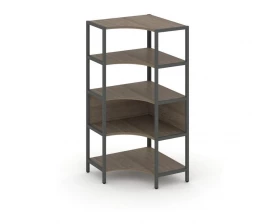 Односекционный угловой стеллаж четырехярусный 810х810х1613 Shelf System images