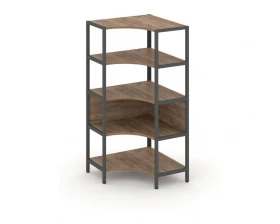 Односекционный угловой стеллаж четырехярусный 810х810х1613 Shelf System images