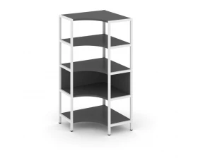 Односекционный угловой стеллаж четырехярусный 810х810х1613 Shelf System images