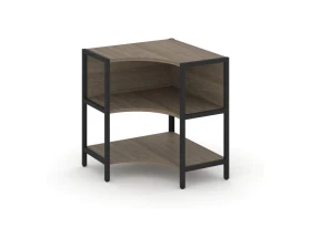 Односекционный угловой стеллаж двухярусный 810х810х879 Шелф Систем / Shelf System images