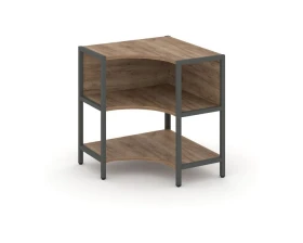 Односекционный угловой стеллаж двухярусный 810х810х879 Шелф Систем / Shelf System images