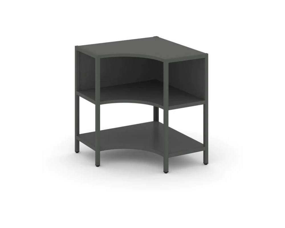 Односекционный угловой стеллаж двухярусный 810х810х879 Шелф Систем / Shelf System