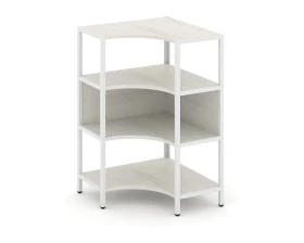 Односекционный угловой стеллаж трехярусный 810х810х1246 Шелф Систем / Shelf System images