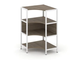 Односекционный угловой стеллаж трехярусный 810х810х1246 Шелф Систем / Shelf System images