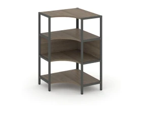 Односекционный угловой стеллаж трехярусный 810х810х1246 Шелф Систем / Shelf System images