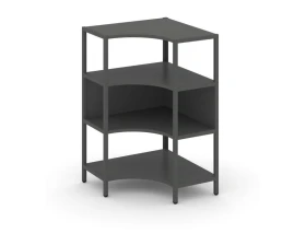 Односекционный угловой стеллаж трехярусный 810х810х1246 Шелф Систем / Shelf System images