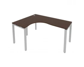 Стол криволинейный левый на П-образном м/к 160x120x75 Metal System images