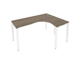 Стол криволинейный правый на П-образном м/к 160x120x75 Metal System images