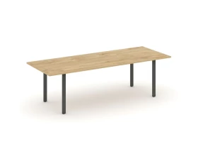 Стол переговорный на П-образном каркасе без лючка 2580x980x750 Style Project Direct images