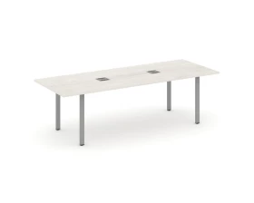 Стол переговорный на П-образном каркасе с лючком 2580x980x750 Style Project Direct images