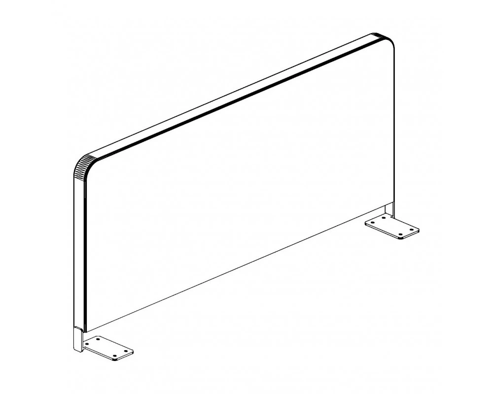 Экран боковой ЛДСП 700х16х297 Style Project