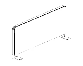 Экран боковой Ткань 800х28х497 Стайл Проджект / Style Project images