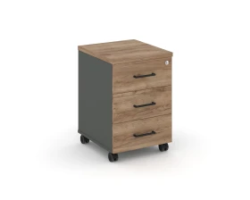 Тумба мобильная 3 ящ. Стандартные колеса 416x460x611 Стайл Проджект / Style Project images