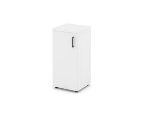 Шкаф низкий узкий левый закрытый 400x400x833 зад. стенка HDF Стайл Проджект / Style Project images