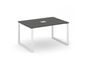 Стол переговорный на О-образном каркасе 60 мм с лючком 1180x980x750 Style Project images