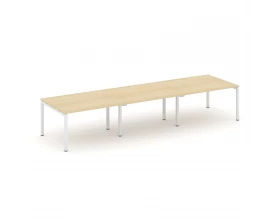 Стол переговорный на П-образном каркасе 50 мм 4410x1180x750 Style Project images