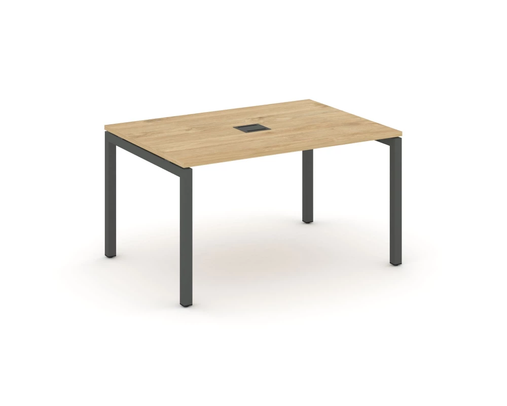 Стол переговорный на П-образном каркасе 50 мм с лючком 1180x980x750 Style Project