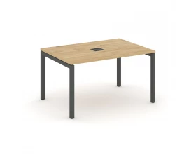 Стол переговорный на П-образном каркасе 50 мм с лючком 1180x980x750 Style Project images