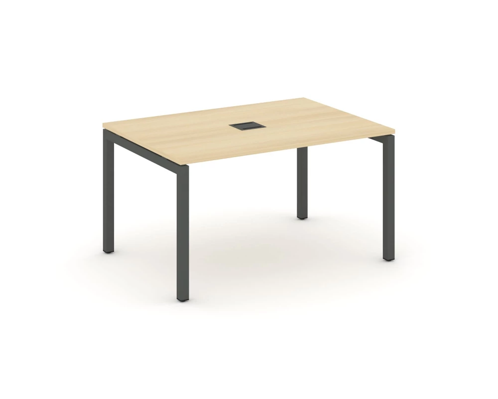 Стол переговорный на П-образном каркасе 50 мм с лючком 980x980x750 Style Project
