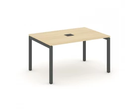 Стол переговорный на П-образном каркасе 50 мм с лючком 980x980x750 Style Project images