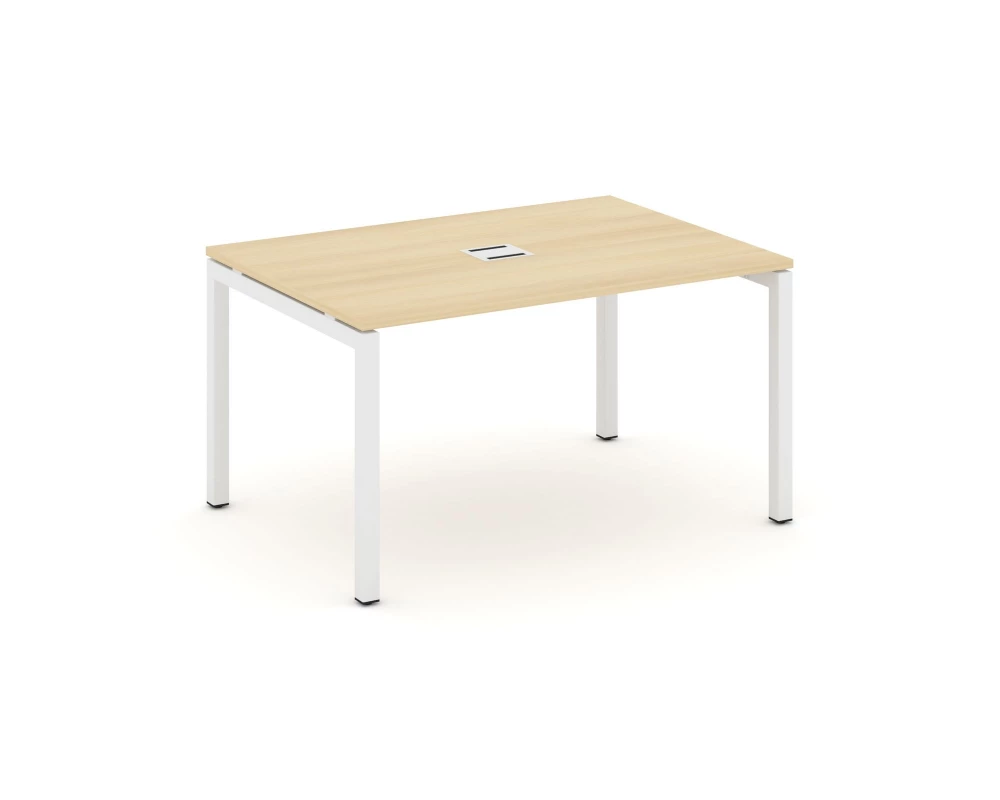 Стол переговорный на П-образном каркасе 50 мм с лючком 980x980x750 Style Project