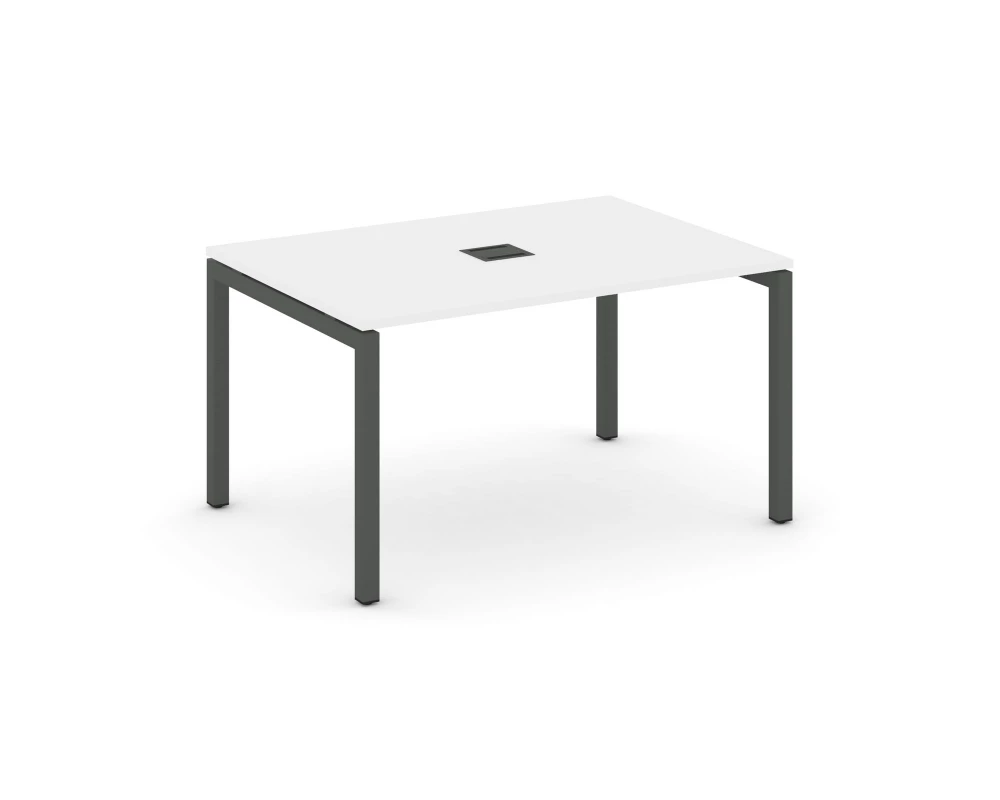 Стол переговорный на П-образном каркасе 50 мм с лючком 980x980x750 Style Project
