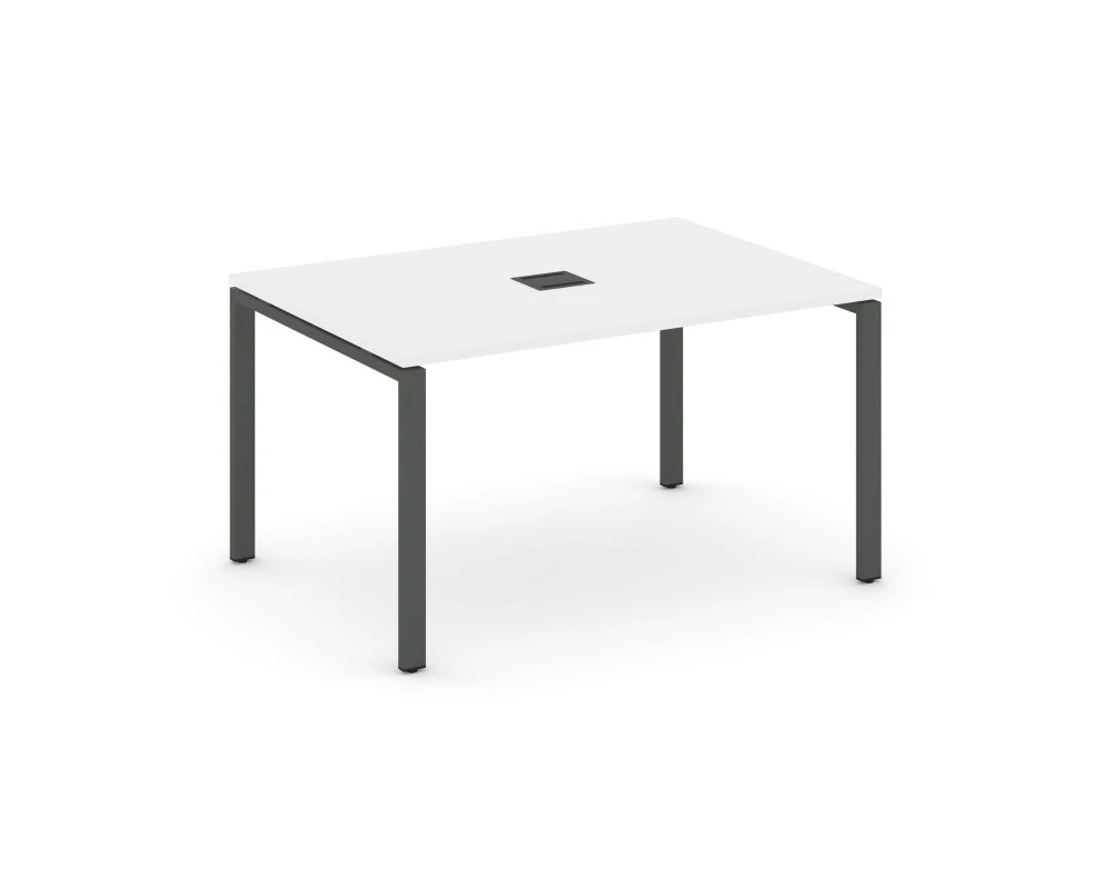 Стол переговорный на П-образном каркасе 60 мм с лючком 1580x980x750 Style Project